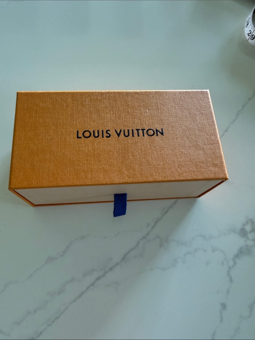 Louis Vuitton Box with Blue Pull Tab- sunglasses box